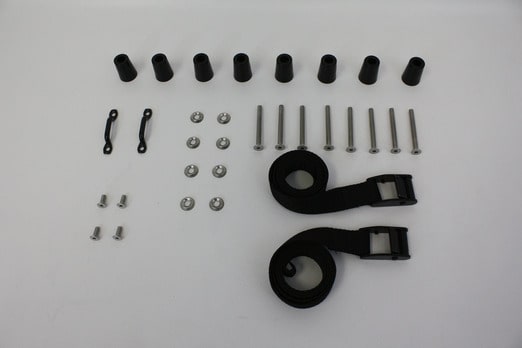 Hardware included for the ice cheste mount.